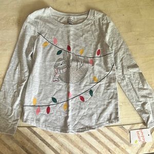 Jumping bean long sleeve tee, girls size 6